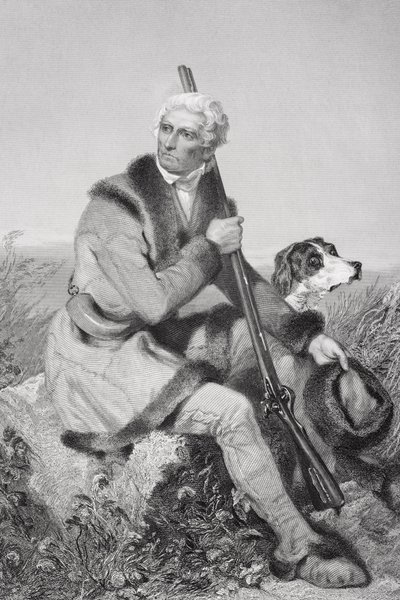Portrait of Daniel Boone by Alonzo Chappel